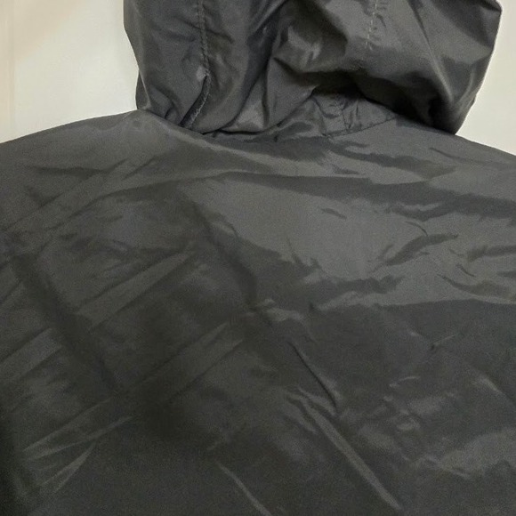 Champion Men's L Lightweight Windbreaker Jacket Gray Hooded Nylon Athletic - Picture 8 of 12